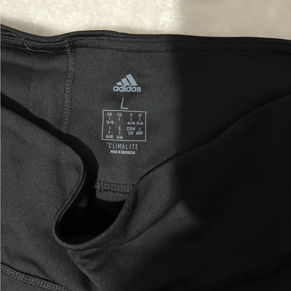 Adidas Climalite 3-Stripe Full Length Leggings NWOT - Picture 3 of 3